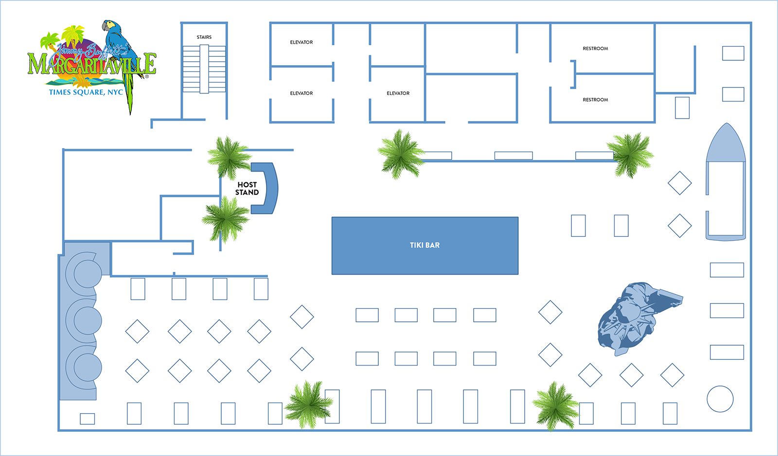 Overhead view of Second Floor